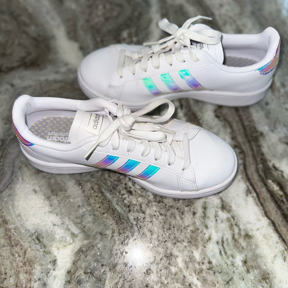 Adidas Grand Court holographic sneakers - SIZE 7